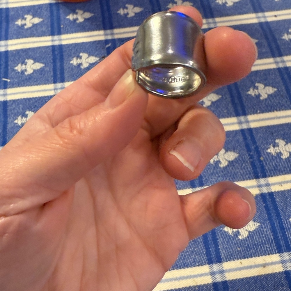 Silver Adjustable Ring - image 2